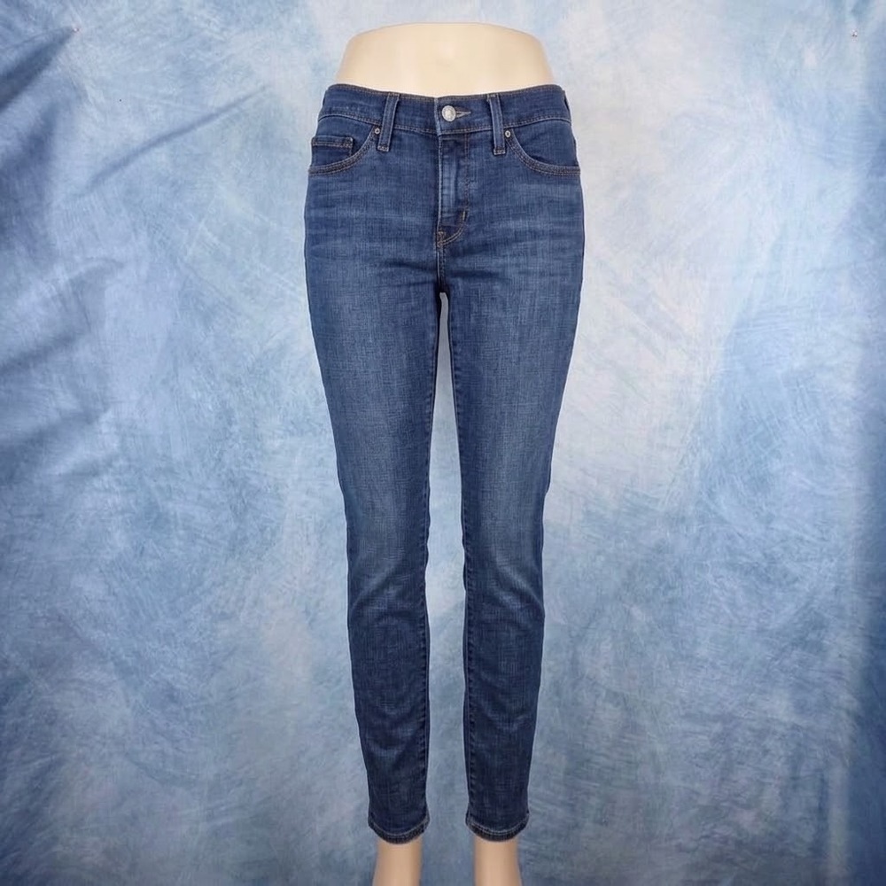 Levis 312 Shaping Slim Jeans Womens 27 Dark Wash Blue Denim Stretch 312-1541